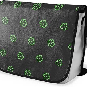 شنطة ماسنجر مدرسية مطبوعة رقمية بحزام اسود للبنات والاولاد من لو جاردين دو لين، شنطة ماسنجر للطلاب، شنط كتف مقاس 29 × 36 سم