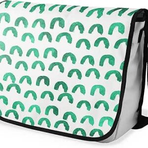 شنطة ماسنجر مدرسية مطبوعة رقمية بحزام اسود للبنات والاولاد من لو جاردين دو لين، شنطة ماسنجر للطلاب، شنط كتف مقاس 29 × 36 سم