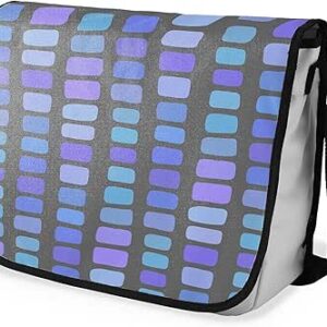 شنطة ماسنجر مدرسية مطبوعة رقمية بحزام اسود للبنات والاولاد من لو جاردين دو لين، شنطة ماسنجر للطلاب، شنط كتف مقاس 29 × 36 سم