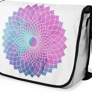 بوناميزون شنطة ماسنجر مدرسية مطبوعة رقميا مع حزام اسود للطلاب، شنطة كروس وشنطة ساعي، شنطة كتف للمدرسة، العودة الى المدرسة، المقاس: 29 × 36 سم