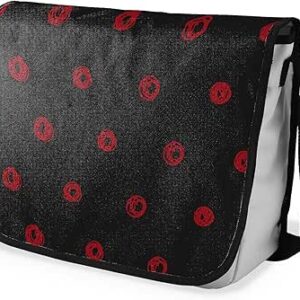 شنطة ماسنجر مدرسية مطبوعة رقمية بحزام اسود للبنات والاولاد من لو جاردين دو لين، شنطة ماسنجر للطلاب، شنط كتف مقاس 29 × 36 سم