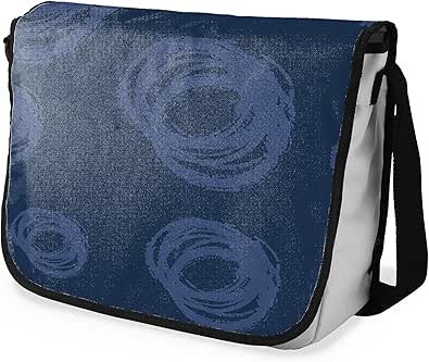 شنطة ماسنجر مدرسية مطبوعة رقمية بحزام اسود للبنات والاولاد من لو جاردين دو لين، شنطة ماسنجر للطلاب، شنط كتف مقاس 29 × 36 سم