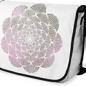 شنطة ماسنجر مدرسية مطبوعة رقمية بحزام اسود للبنات والاولاد من لو جاردين دو لين، شنطة ماسنجر للطلاب، شنط كتف مقاس 29 × 36 سم