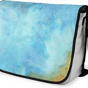 شنطة ماسنجر مدرسية مطبوعة رقمية بحزام اسود للبنات والاولاد من لو جاردين دو لين، شنطة ماسنجر للطلاب، شنط كتف مقاس 29 × 36 سم