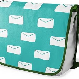 بوناميزون شنطة ماسنجر مدرسية مطبوعة رقميا مع حزام كاكي للطلاب، شنطة كروس وشنطة ساعي، شنطة كتف للمدرسة، العودة الى المدرسة، المقاس: 29 × 36 سم