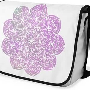 بوناميزون شنطة ماسنجر مدرسية مطبوعة رقميا مع حزام اسود للطلاب، شنطة كروس وشنطة ساعي، شنطة كتف للمدرسة، العودة الى المدرسة، المقاس: 29 × 36 سم، للأطفال من الجنسين