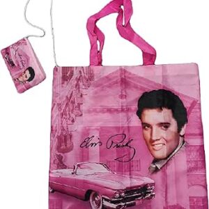 ميدساوث برودكتس شنطة تسوق صغيرة الحجم مع شنطة من الفيس بريسلي - لون ازرق، مقاس واحد