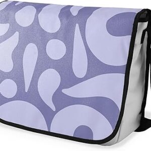 شنطة ماسنجر مدرسية مطبوعة رقمية بحزام اسود للبنات والاولاد من لو جاردين دو لين، شنطة ماسنجر للطلاب، شنط كتف مقاس 29 × 36 سم