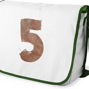 شنطة ماسنجر مدرسية مطبوعة رقميا مع احزمة كاكي للبنات والاولاد من لو جاردين دو لين، شنطة ماسنجر للطلاب، شنط كتف مقاس 29 × 36 سم