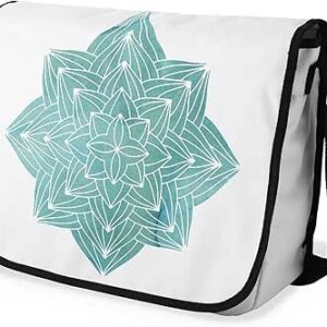 بوناميزون شنطة ماسنجر مدرسية مطبوعة رقميا مع حزام اسود للطلاب، شنطة كروس وشنطة ساعي، شنطة كتف للمدرسة، العودة الى المدرسة، المقاس: 29 × 36 سم