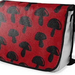 بوناميزون شنطة ماسنجر مدرسية مطبوعة رقميا مع حزام اسود للطلاب، شنطة كروس وشنطة ساعي، شنطة كتف للمدرسة، العودة الى المدرسة، المقاس: 29 × 36 سم