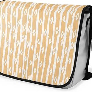 شنطة ماسنجر مدرسية مطبوعة رقمية بحزام اسود للبنات والاولاد من لو جاردين دو لين، شنطة ماسنجر للطلاب، شنط كتف مقاس 29 × 36 سم