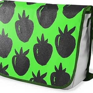 شنطة ماسنجر مدرسية مطبوعة رقميا مع احزمة كاكي للبنات والاولاد من لو جاردين دو لين، شنطة ماسنجر للطلاب، شنط كتف مقاس 29 × 36 سم