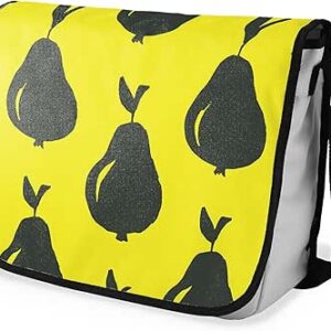 بوناميزون شنطة ماسنجر مدرسية مطبوعة رقميا مع حزام اسود للطلاب، شنطة كروس وشنطة ساعي، شنطة كتف للمدرسة، العودة الى المدرسة، المقاس: 29 × 36 سم