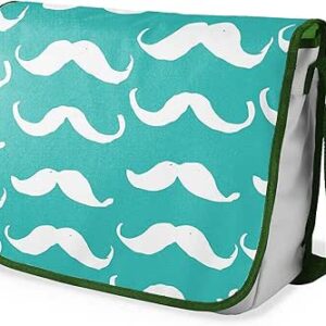 بوناميزون شنطة ماسنجر مدرسية مطبوعة رقميا مع حزام كاكي للطلاب، شنطة كروس وشنطة ساعي، شنطة كتف للمدرسة، العودة الى المدرسة، المقاس: 29 × 36 سم