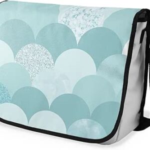 شنطة ماسنجر مدرسية مطبوعة رقمية بحزام اسود للبنات والاولاد من لو جاردين دو لين، شنطة ماسنجر للطلاب، شنط كتف مقاس 29 × 36 سم