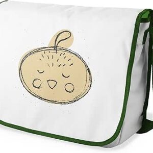 شنطة ماسنجر مدرسية مطبوعة رقميا مع احزمة كاكي للبنات والاولاد من لو جاردين دو لين، شنطة ماسنجر للطلاب، شنط كتف مقاس 29 × 36 سم