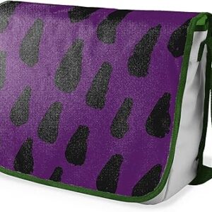 بوناميزون شنطة ماسنجر مدرسية مطبوعة رقميا مع حزام كاكي للطلاب، شنطة كروس وشنطة ساعي، شنطة كتف للمدرسة، العودة الى المدرسة، المقاس: 29 × 36 سم