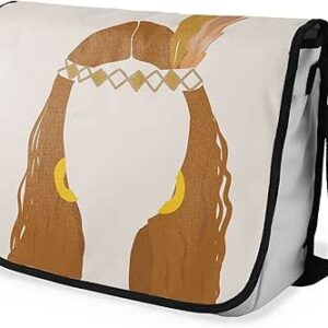 بوناميزون شنطة ماسنجر مدرسية مطبوعة رقميا مع حزام اسود للطلاب، شنطة كروس وشنطة ساعي، شنطة كتف للمدرسة، العودة الى المدرسة، المقاس: 29 × 36 سم