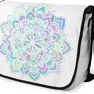 بوناميزون شنطة ماسنجر مدرسية مطبوعة رقميا مع حزام اسود للطلاب، شنطة كروس وشنطة ساعي، شنطة كتف للمدرسة، العودة الى المدرسة، المقاس: 29 × 36 سم