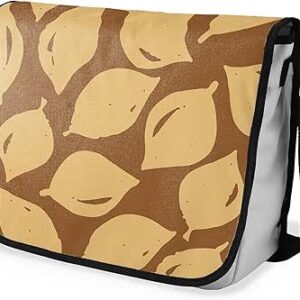 بوناميزون شنطة ماسنجر مدرسية مطبوعة رقميا مع حزام اسود للطلاب، شنطة كروس وشنطة ساعي، شنطة كتف للمدرسة، العودة الى المدرسة، المقاس: 29 × 36 سم