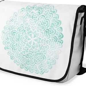 بوناميزون شنطة ماسنجر مدرسية مطبوعة رقميا مع حزام اسود للطلاب، شنطة كروس وشنطة ساعي، شنطة كتف للمدرسة، العودة الى المدرسة، المقاس: 29 × 36 سم