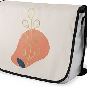 بوناميزون شنطة ماسنجر مدرسية مطبوعة رقميا مع حزام اسود للطلاب، شنطة كروس وشنطة ساعي، شنطة كتف للمدرسة، العودة الى المدرسة، المقاس: 29 × 36 سم