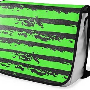 بوناميزون شنطة ماسنجر مدرسية مطبوعة رقميا مع حزام اسود للطلاب، شنطة كروس وشنطة ساعي، شنطة كتف للمدرسة، العودة الى المدرسة، المقاس: 29 × 36 سم