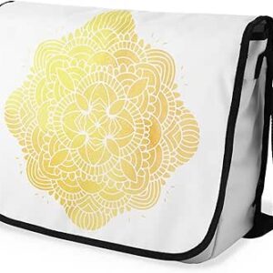 شنطة ماسنجر مدرسية مطبوعة رقمية بحزام اسود للبنات والاولاد من لو جاردين دو لين، شنطة ماسنجر للطلاب، شنط كتف مقاس 29 × 36 سم