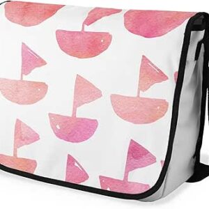 بوناميزون شنطة ماسنجر مدرسية مطبوعة رقميا مع حزام اسود للطلاب، شنطة كروس وشنطة ساعي، شنطة كتف للمدرسة، العودة الى المدرسة، المقاس: 29 × 36 سم