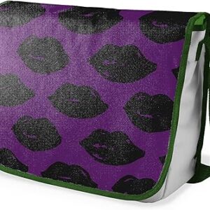 شنطة ماسنجر مدرسية مطبوعة رقميا مع احزمة كاكي للبنات والاولاد من لو جاردين دو لين، شنطة ماسنجر للطلاب، شنط كتف مقاس 29 × 36 سم