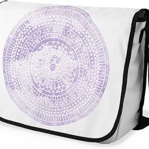 بوناميزون شنطة ماسنجر مدرسية مطبوعة رقميا مع حزام اسود للطلاب، شنطة كروس وشنطة ساعي، شنطة كتف للمدرسة، العودة الى المدرسة، المقاس: 29 × 36 سم