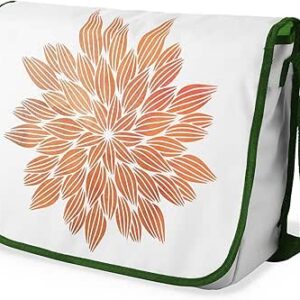 شنطة ماسنجر مدرسية مطبوعة رقميا مع احزمة كاكي للبنات والاولاد من لو جاردين دو لين، شنطة ماسنجر للطلاب، شنط كتف مقاس 29 × 36 سم