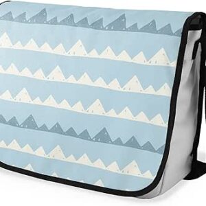 شنطة ماسنجر مدرسية مطبوعة رقمية بحزام اسود للبنات والاولاد من لو جاردين دو لين، شنطة ماسنجر للطلاب، شنط كتف مقاس 29 × 36 سم