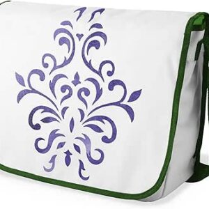 شنطة ماسنجر مدرسية مطبوعة رقميا مع احزمة كاكي للبنات والاولاد من لو جاردين دو لين، شنطة ماسنجر للطلاب، شنط كتف مقاس 29 × 36 سم