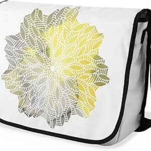 بوناميزون شنطة ماسنجر مدرسية مطبوعة رقميا مع حزام اسود للطلاب، شنطة كروس وشنطة ساعي، شنطة كتف للمدرسة، العودة الى المدرسة، المقاس: 29 × 36 سم