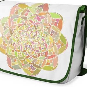 بونامايسون حقيبة مدرسية رسول مطبوعة رقميًا مع حزام كاكي للطلاب ، حقيبة كروس بودي ، حقيبة ساعي ، حقيبة كتف للمدرسة، العودة إلى المدرسة، الحجم: 29 × 36 سم، ألوان متعددة