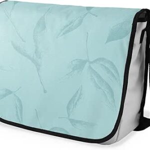 بوناميزون شنطة ماسنجر مدرسية مطبوعة رقميا مع حزام اسود للطلاب، شنطة كروس وشنطة ساعي، شنطة كتف للمدرسة، العودة الى المدرسة، المقاس: 29 × 36 سم