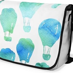 شنطة ماسنجر مدرسية مطبوعة رقمية بحزام اسود للبنات والاولاد من لو جاردين دو لين، شنطة ماسنجر للطلاب، شنط كتف مقاس 29 × 36 سم