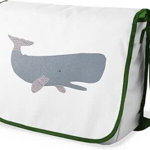 حقيبة ماسنجر مدرسية مطبوعة بطباعة رقمية من لو جاردين دو لين مع حزام أسود للبنات والأولاد، حقيبة ماسنجر للطلاب والعودة الى المدرسة، حقائب المراسل للطلاب، حقائب كتف، مقاس: 29 × 36 سم