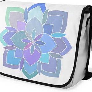 شنطة ماسنجر مدرسية مطبوعة رقمية بحزام اسود للبنات والاولاد من لو جاردين دو لين، شنطة ماسنجر للطلاب، شنط كتف مقاس 29 × 36 سم