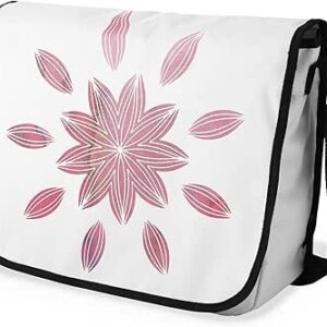 شنطة ماسنجر مدرسية مطبوعة رقمية بحزام اسود للبنات والاولاد من لو جاردين دو لين، شنطة ماسنجر للطلاب، شنط كتف مقاس 29 × 36 سم