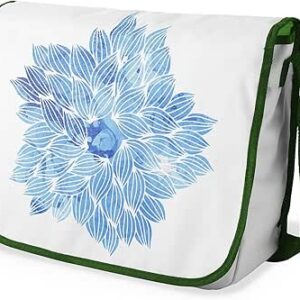 بوناميزون شنطة ماسنجر مدرسية مطبوعة رقميا مع حزام كاكي للطلاب، شنطة كروس وشنطة ساعي، شنطة كتف للمدرسة، العودة الى المدرسة، المقاس: 29 × 36 سم، ألوان متعددة