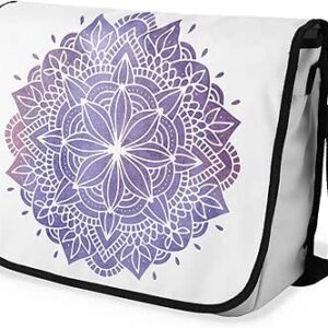 شنطة ماسنجر مدرسية مطبوعة رقمية بحزام اسود للبنات والاولاد من لو جاردين دو لين، شنطة ماسنجر للطلاب، شنط كتف مقاس 29 × 36 سم