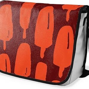 بوناميزون شنطة ماسنجر مدرسية مطبوعة رقميا مع حزام اسود للطلاب، شنطة كروس وشنطة ساعي، شنطة كتف للمدرسة، العودة الى المدرسة، المقاس: 29 × 36 سم