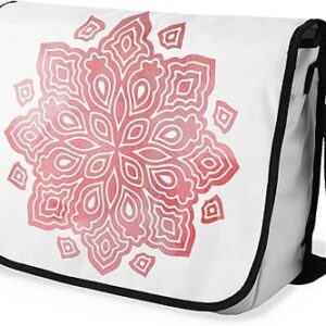 شنطة ماسنجر مدرسية مطبوعة رقمية بحزام اسود للبنات والاولاد من لو جاردين دو لين، شنطة ماسنجر للطلاب، شنط كتف مقاس 29 × 36 سم