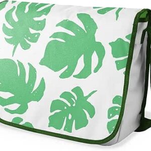 بوناميزون شنطة ماسنجر مدرسية مطبوعة رقميا مع حزام كاكي للطلاب، شنطة كروس وشنطة ساعي، شنطة كتف للمدرسة، العودة الى المدرسة، المقاس: 29 × 36 سم