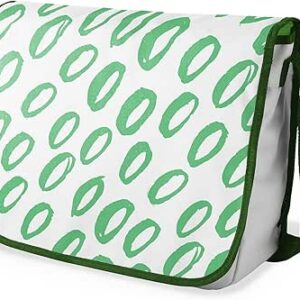 بوناميزون شنطة ماسنجر مدرسية مطبوعة رقميا مع حزام كاكي للطلاب، شنطة كروس وشنطة ساعي، شنطة كتف للمدرسة، العودة الى المدرسة، المقاس: 29 × 36 سم