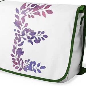 بونامايسون حقيبة مدرسية رسول مطبوعة رقميًا مع حزام كاكي للطلاب ، حقيبة كروس بودي ، حقيبة ساعي ، حقيبة كتف للمدرسة، العودة إلى المدرسة، الحجم: 29 × 36 سم، ألوان متعددة