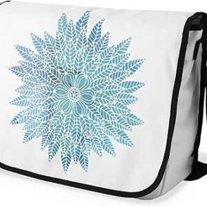 شنطة ماسنجر مدرسية مطبوعة رقمية بحزام اسود للبنات والاولاد من لو جاردين دو لين، شنطة ماسنجر للطلاب، شنط كتف مقاس 29 × 36 سم